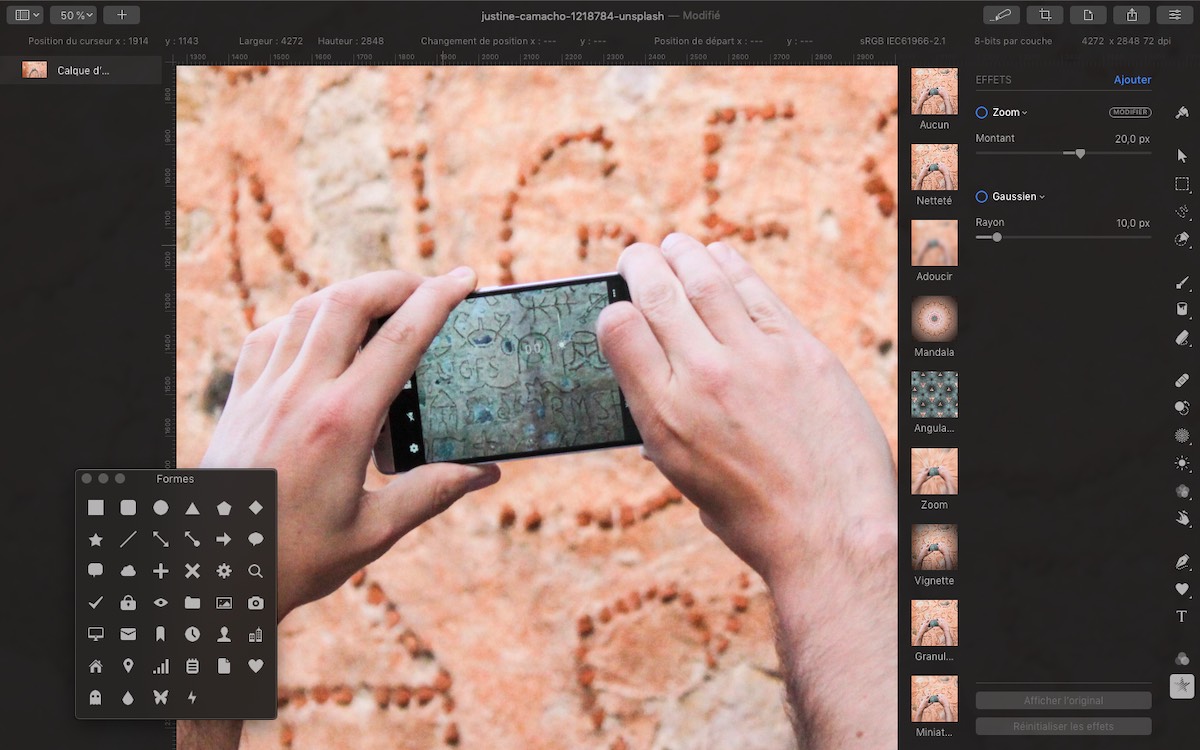 Pixelmator Pro user interface